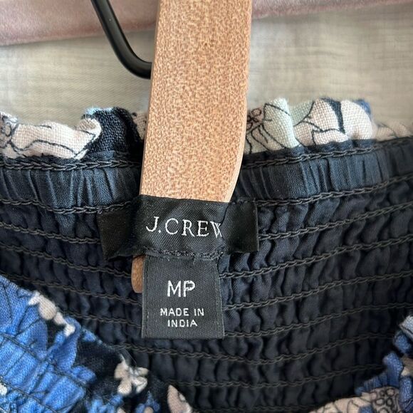 J. Crew Linen Daydream Dress in Zinnia Floral Size Medium Petite - Picture 6 of 11